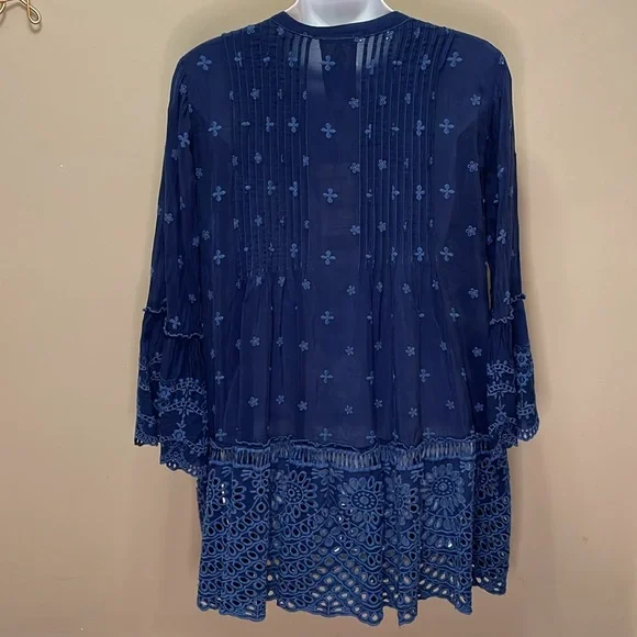 NWT Oversized Johnny Was Manchengo Tunic Sz XS